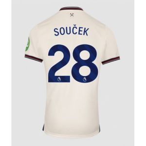 West Ham United Tomas Soucek #28 Cheap Away Stadium Shirt 2025-26 Mens Sale