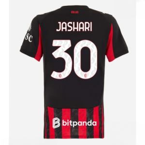 AC Milan Ardon Jashari #30 Cheap Home Stadium Shirt for Women 2025-26 On Sale