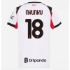 AC Milan Christopher Nkunku #18 Cheap Away Stadium Shirt for Women 2025-26 On Sale