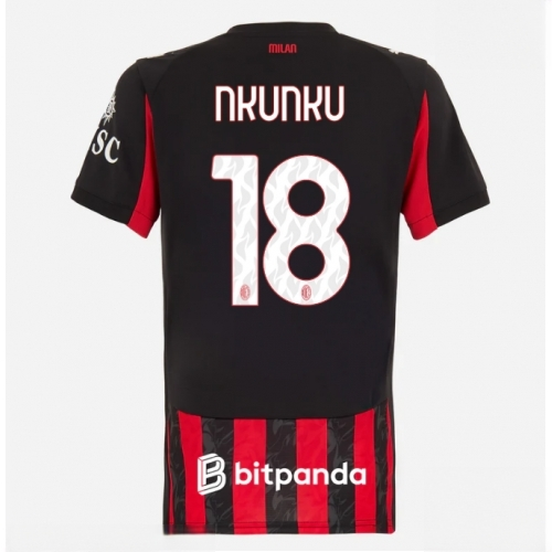 AC Milan Christopher Nkunku #18 Cheap Home Stadium Shirt for Women 2025 ...