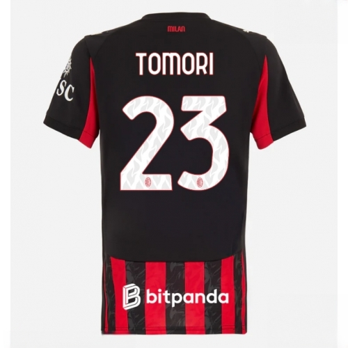 AC Milan Fikayo Tomori #23 Cheap Home Stadium Shirt for Women 2025-26 On Sale