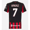 AC Milan Santiago Gimenez #7 Cheap Home Stadium Shirt for Women 2025-26 On Sale