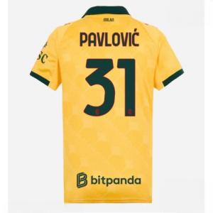 AC Milan Strahinja Pavlovic #31 Cheap Third Stadium Shirt for Women 2025-26 On Sale