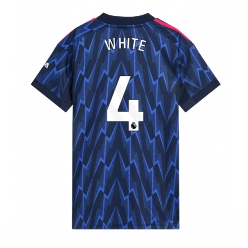 Arsenal Ben White #4 Cheap Away Football Shirt for Women 2025-26 Sale