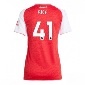 Arsenal Declan Rice #41 Cheap Home Football Shirt for Women 2025-26 Sale