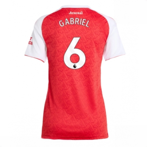 Arsenal Gabriel Magalhaes #6 Cheap Home Football Shirt for Women 2025-26 Sale