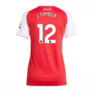 Arsenal Jurrien Timber #12 Cheap Home Football Shirt for Women 2025-26 Sale