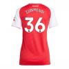 Arsenal Martin Zubimendi #36 Cheap Home Football Shirt for Women 2025-26 Sale
