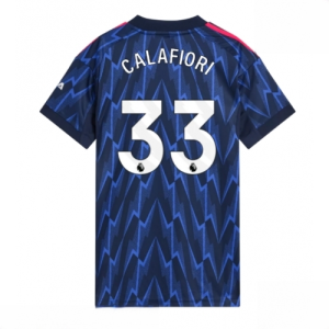 Arsenal Riccardo Calafiori #33 Cheap Away Football Shirt for Women 2025-26 Sale
