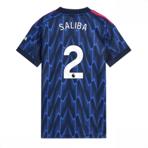 Arsenal William Saliba #2 Cheap Away Football Shirt for Women 2025-26 Sale