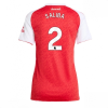 Arsenal William Saliba #2 Cheap Home Football Shirt for Women 2025-26 Sale