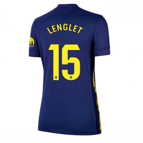 Atletico Madrid Clement Lenglet #15 Cheap Away Stadium Shirt Women 2025-26 For Sale