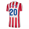 Atletico Madrid Giuliano Simeone #20 Cheap Home Stadium Shirt Women 2025-26 For Sale