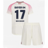 Bayer Leverkusen Eliesse Ben Seghir #17 Cheap Away Stadium Football kit kids 2025-26 Sale (+ pants)