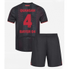 Bayer Leverkusen Jarell Quansah #4 Cheap Home Stadium Football kit kids 2025-26 Sale (+ pants)