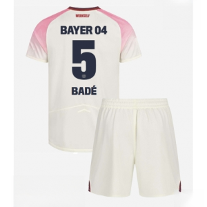Bayer Leverkusen Loic Bade #5 Cheap Away Stadium Football kit kids 2025-26 Sale (+ pants)