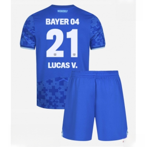 Bayer Leverkusen Lucas Vazquez #21 Cheap Third Stadium Football kit kids 2025-26 Sale (+ pants)