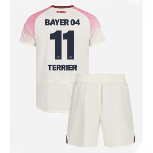 Bayer Leverkusen Martin Terrier #11 Cheap Away Stadium Football kit kids 2025-26 Sale (+ pants)
