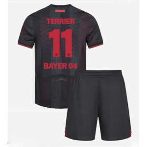 Bayer Leverkusen Martin Terrier #11 Cheap Home Stadium Football kit kids 2025-26 Sale (+ pants)