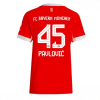 Bayern Munich Aleksandar Pavlovic #45 Cheap Home Stadium Shirt for Women 2025-26 Sale