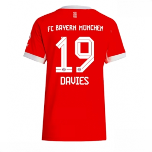 Bayern Munich Alphonso Davies #19 Cheap Home Stadium Shirt for Women 2025-26 Sale
