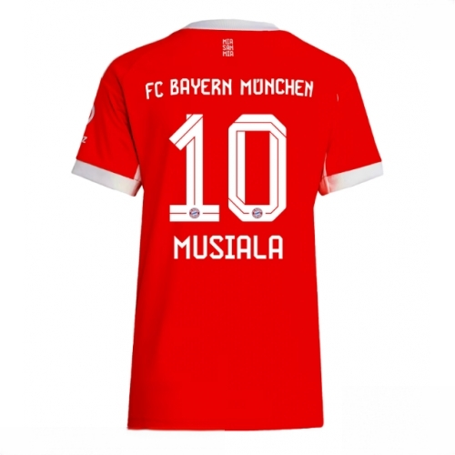 Bayern Munich Jamal Musiala #10 Cheap Home Stadium Shirt for Women 2025-26 Sale