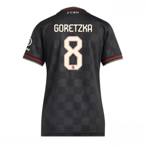 Bayern Munich Leon Goretzka #8 Cheap Third Stadium Shirt for Women 2025-26 Sale