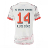 Bayern Munich Luis Diaz #14 Cheap Away Stadium Shirt for Women 2025-26 Sale
