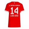 Bayern Munich Luis Diaz #14 Cheap Home Stadium Shirt for Women 2025-26 Sale