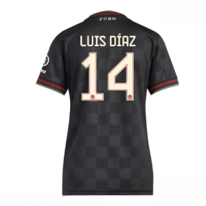 Bayern Munich Luis Diaz #14 Cheap Third Stadium Shirt for Women 2025-26 Sale