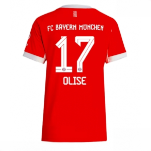 Bayern Munich Michael Olise #17 Cheap Home Stadium Shirt for Women 2025-26 Sale