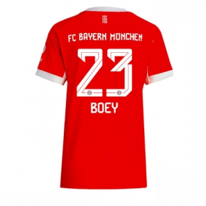Bayern Munich Sacha Boey #23 Cheap Home Stadium Shirt for Women 2025-26 Sale