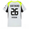 Borussia Dortmund Julian Ryerson #26 Cheap Away Football Shirt for Women 2025-26 Sale