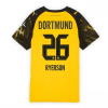 Borussia Dortmund Julian Ryerson #26 Cheap Home Football Shirt for Women 2025-26 Sale