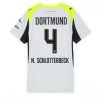 Borussia Dortmund Nico Schlotterbeck #4 Cheap Away Football Shirt for Women 2025-26 Sale