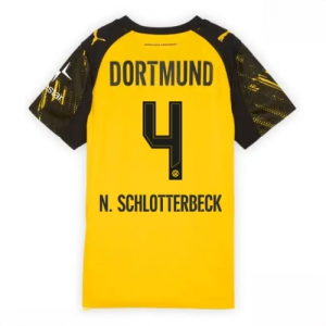 Borussia Dortmund Nico Schlotterbeck #4 Cheap Home Football Shirt for Women 2025-26 Sale