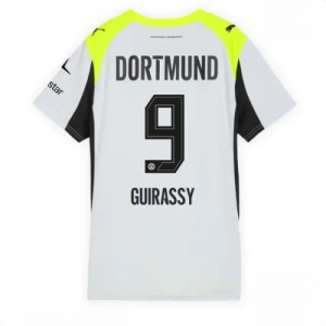 Borussia Dortmund Serhou Guirassy #9 Cheap Away Football Shirt for Women 2025-26 Sale
