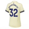 Everton Jarrad Branthwaite #32 Cheap Away Stadium Shirt for Women 2025-26 UK Sale