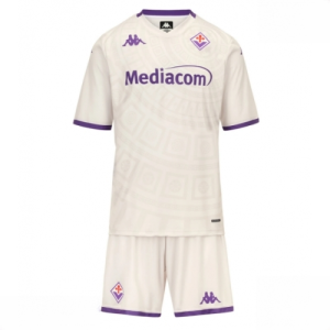 Fiorentina Cheap Away Stadium Kit for Kids 2025-26 Short Sleeve Top & Shorts