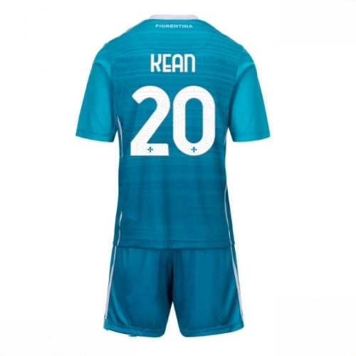Fiorentina Moise Kean #20 Cheap Third Stadium Kit for Kids 2025-26 Short Sleeve Top & Shorts