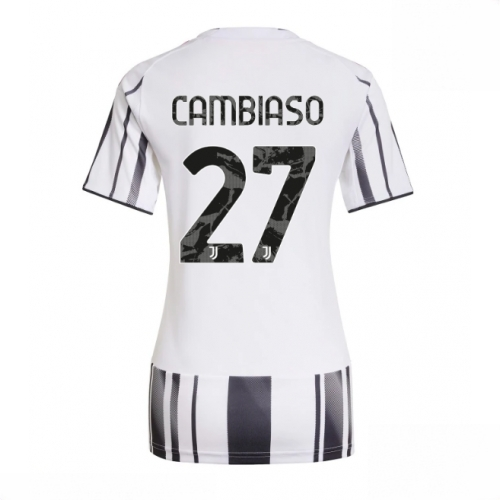 Juventus Andrea Cambiaso #27 Cheap Home Football Shirt for Women 2025-26 Sale