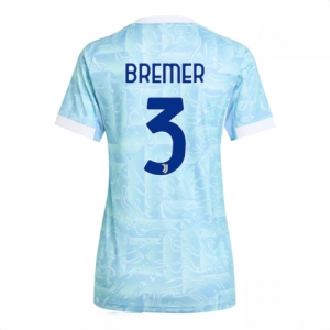 Juventus Gleison Bremer #3 Cheap Away Football Shirt for Women 2025-26 Sale