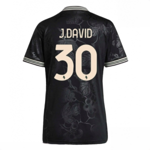 Juventus Jonathan David #30 Cheap Third Football Shirt for Women 2025-26 Sale