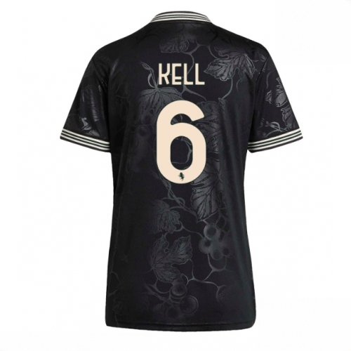 Juventus Lloyd Kelly #6 Cheap Third Football Shirt for Women 2025-26 Sale