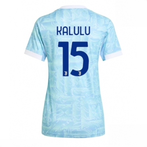 Juventus Pierre Kalulu #15 Cheap Away Football Shirt for Women 2025-26 Sale