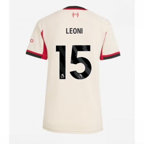 Liverpool Giovanni Leoni #15 Cheap Away Football Shirt for Women 2025-26 Sale