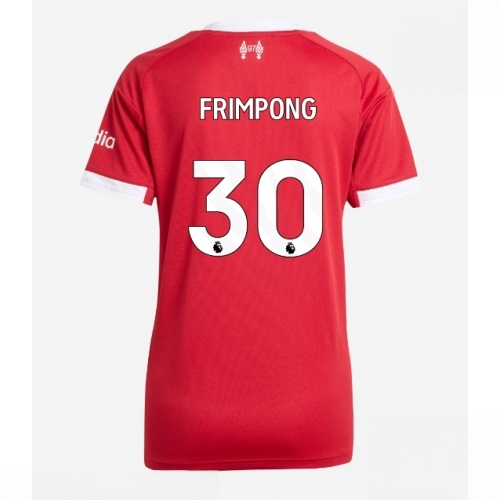 Liverpool Jeremie Frimpong #30 Cheap Home Football Shirt for Women 2025-26 Sale
