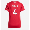 Liverpool Virgil van Dijk #4 Cheap Home Football Shirt for Women 2025-26 Sale