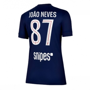 Paris Saint-Germain PSG Joao Neves #87 Cheap Home Football Shirt for Women 2025-26 Sale