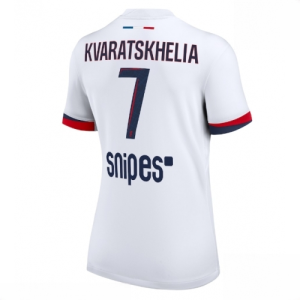 Paris Saint-Germain PSG Khvicha Kvaratskhelia #7 Cheap Away Football Shirt for Women 2025-26 Sale